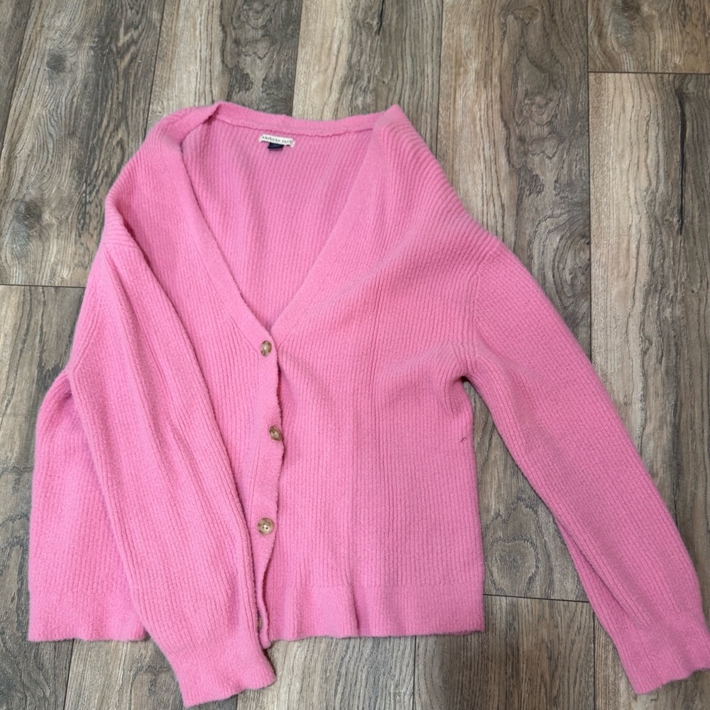 Pink American Eagle Cardigan